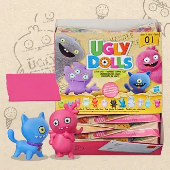 Hasbro Uglydolls Surprise Treasure Hunt Bag Card Set Серия Мультяшных Милых Кавайных Аниме Плюшевых Модельных Игрушек для Мальчиков Подарок на День Рождения