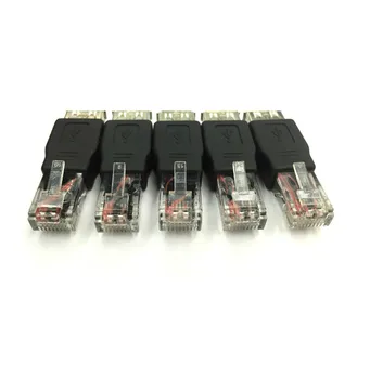 Сетевой адаптер RJ45 к USB-разъему USB к разъему RJ-45 USB-разъем к сетевому интерфейсу с кристаллической головкой RJ45