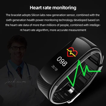 Умные часы, водонепроницаемые спортивные смарт-часы, пульсометр/кровяное давление/ монитор кислорода в крови, прямая зарядка через USB для упражнений на свежем воздухе
